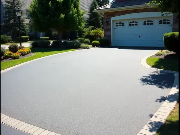 Residential driveway installation